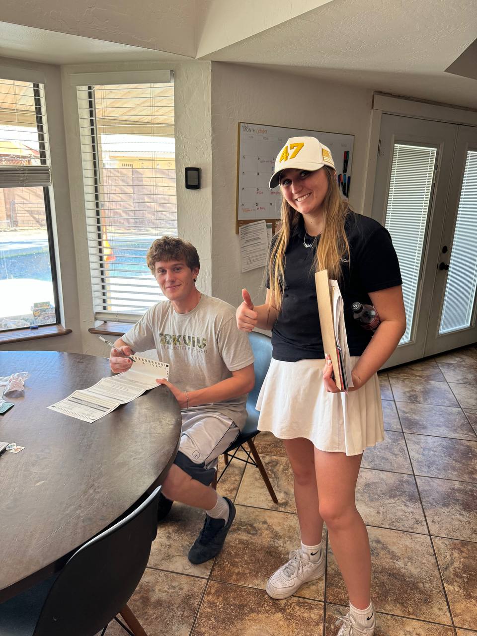 Activists knocking on doors